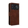 Xiaomi Redmi K100 Pro Max/Poco F9 Ultra Kortholder Lommebokveske - brun