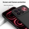 Xiaomi Redmi K100 Pro Max/Poco F9 Ultra Flytende silikon-deksel med håndstropp - Svart
