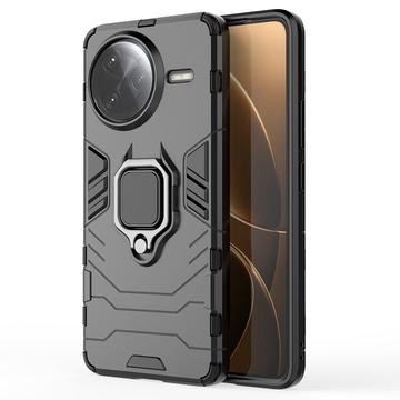 Xiaomi Redmi K80 Pro/Poco F7 Ultra Hybrid-deksel med Ringholder - Svart