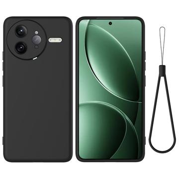 Xiaomi Redmi K80 Pro/Poco F7 Ultra Flytende silikon-deksel med håndstropp