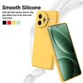 Xiaomi Redmi K80 Pro/Poco F7 Ultra Flytende silikon-deksel med håndstropp - gul