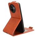 Xiaomi Redmi K80 Ultra vertikalt flip-etui med stativ - Brun