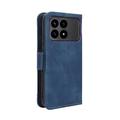 Xiaomi Redmi K90/Poco F8 Pro Kortholder Lommebokveske - blå