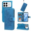 Xiaomi Redmi K90/Poco F8 Pro Mandala Series Lommebok-deksel - Blå