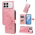 Xiaomi Redmi K90/Poco F8 Pro Mandala Series Lommebok-deksel - Rosa
