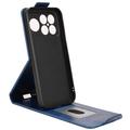 Xiaomi Redmi K90 Pro Max/Poco F8 Ultra vertikalt flip-etui med stativ - mørkeblå