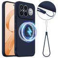 Xiaomi Redmi K90 Pro Max/Poco X8 Ultra Liquid Silikondeksel - MagSafe-kompatibel - Mørkeblå