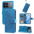 Xiaomi Redmi K90 Pro Max/Poco F8 Ultra Mandala Series Lommebok-deksel - Blå
