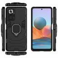 Xiaomi Redmi Note 10 Pro Hybrid-deksel med Ringholder - Svart