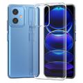 Xiaomi Redmi Note 12/Poco X5 Antiskli TPU-deksel - Gjennomsiktig