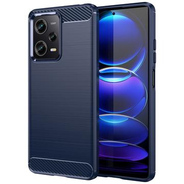 Xiaomi Redmi Note 12 Pro Børstet TPU Deksel - Karbonfiber