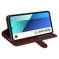 Xiaomi Redmi Note 13 4G Lommebok-deksel med Magnetisk Lukning - Brun