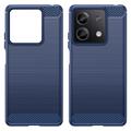 Xiaomi Redmi Note 13 Børstet TPU Deksel - Karbonfiber