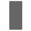 Xiaomi Redmi Note 13 Privacy Full Cover Beskyttelsesglass - Svart Kant