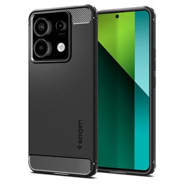 Xiaomi Redmi Note 13 Pro/Poco X6 Spigen Rugged Armor TPU-deksel - Svart