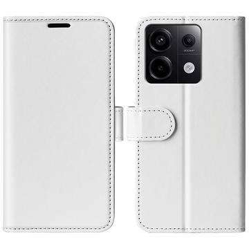 Xiaomi Redmi Note 13 Pro Lommebok-deksel med Magnetisk Lukning - Hvit