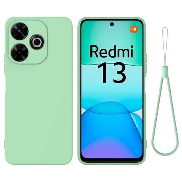 Xiaomi Redmi Note 13R/Redmi 13/Poco M6 4G Liquid Silikondeksel - Grønn