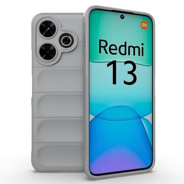 Xiaomi Redmi Note 13R/Redmi 13 5G Rugged TPU-deksel - Lysegrå