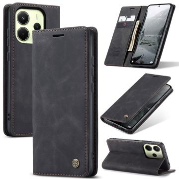 Xiaomi Redmi Note 14 4G Caseme 013 Series Lommebok-deksel - Svart