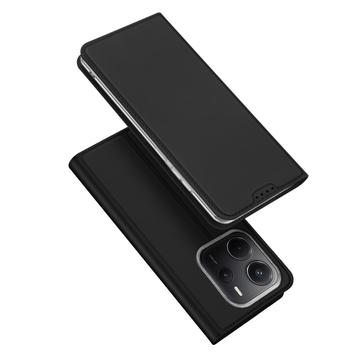 Xiaomi Redmi Note 14 4G Dux Ducis Skin Pro Flip-deksel - Svart