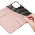 Xiaomi Redmi Note 14 4G Dux Ducis Skin Pro Flip-deksel - Rosa