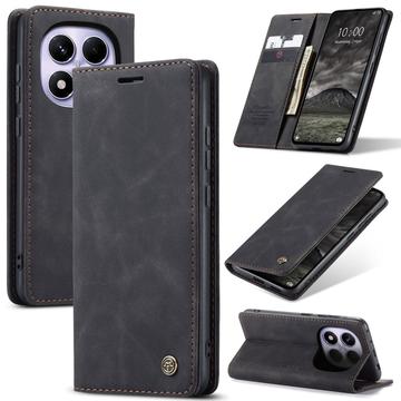 Xiaomi Redmi Note 14 Pro 4G Caseme 013 Series Lommebok-deksel - Svart