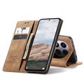 Xiaomi Redmi Note 14 Pro 4G Caseme 013 Series Lommebok-deksel - Brun