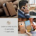 Xiaomi Redmi Note 14 Pro 5G/14 Pro+ 5G/Poco X7 Caseme 013 Series Lommebok-deksel - Brun
