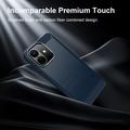 Xiaomi Redmi Note 17 Pro Børstet TPU-deksel - karbonfiber - blå