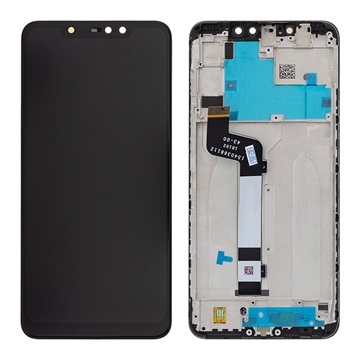 Xiaomi Redmi Note 6 Pro Frontdeksel & LCD-skjerm - Svart