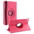 Xiaomi Redmi Pad 2 9.7 360 Rotary Folio-etui - Hot Pink