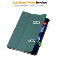 Xiaomi Redmi Pad 2 9.7 Tri-Fold Series Smart Folio-etui - svartgrønn