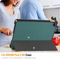 Xiaomi Redmi Pad 2 9.7 Tri-Fold Series Smart Folio-etui - svartgrønn
