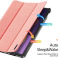 Xiaomi Redmi Pad 2 Dux Ducis Domo Tri-Fold Smart Folio-etui - Rosa
