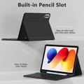 Xiaomi Redmi Pad 2 Pro/Poco Pad M1 Tech-Protect SmartCase Pen Bluetooth-tastaturveske - svart