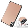 Xiaomi Redmi Pad 2 Pro/Poco Pad M1 Tri-Fold Series Smart Folio-etui - rosa gull