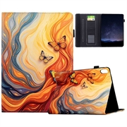 Xiaomi Redmi Pad 2 Smart Folio-etui - Oransje sommerfugler