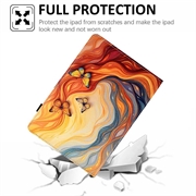 Xiaomi Redmi Pad 2 Smart Folio-etui - Oransje sommerfugler