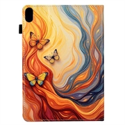 Xiaomi Redmi Pad 2 Smart Folio-etui - Oransje sommerfugler