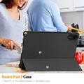 Xiaomi Redmi Pad 2 Tri-Fold Series Smart Folio-etui - svart