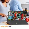 Xiaomi Redmi Pad 2 Tri-Fold Series Smart Folio-etui - Graffiti