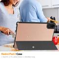 Xiaomi Redmi Pad 2 Tri-Fold Series Smart Folio-etui - rosa gull