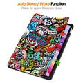 Xiaomi Redmi Pad Pro/Poco Pad Tri-Fold Series Smart Folio-etui - Graffiti