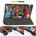 Xiaomi Redmi Pad Pro/Poco Pad Tri-Fold Series Smart Folio-etui - Graffiti