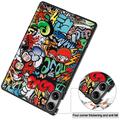 Xiaomi Redmi Pad Pro/Poco Pad Tri-Fold Series Smart Folio-etui - Graffiti