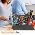 Xiaomi Redmi Pad Pro/Poco Pad Tri-Fold Series Smart Folio-etui - Graffiti
