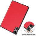 Xiaomi Redmi Pad Pro/Poco Pad Tri-Fold Series Smart Folio-etui - Rød