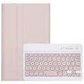 Xiaomi Redmi Pad SE 8.7 Etui med Bluetooth-tastatur - Rosa