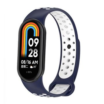 Xiaomi Smart Band 8/9 Beline Design Silikonrem - Blå