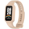 Xiaomi Smart Band 9 Active/Redmi Band 3 Erstatnings Silikonstropp med Integrert Ramme - Rosa